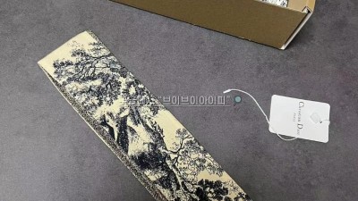 디올 방도 미차 스카프 실크 트윌리 트왈드주이 검수사진