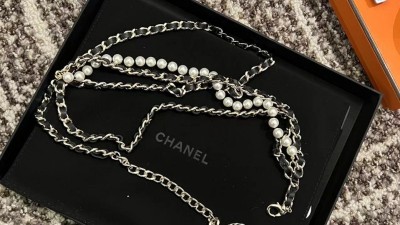 검수사진 샤넬 CHANEL 진주 체인 벨트