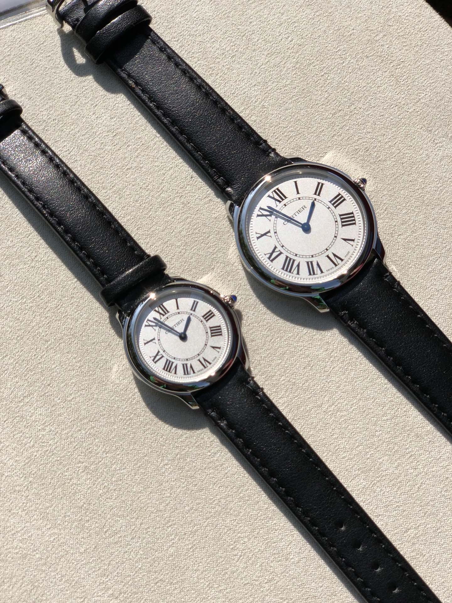 까르띠에 Cartier 롱드 머스트 드 까르띠에 Ronde Must 커플시계 스몰 29*7.54Mam / 미듐 36*7.89MM + 스위스 쿼츠 론다 무브먼트 ☆☆☆☆☆