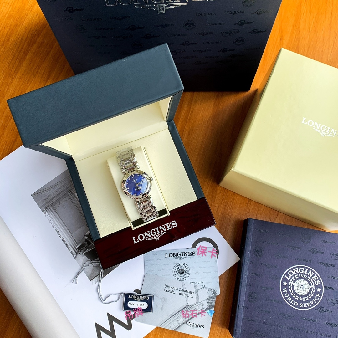 론진 LONGINES 프리마루나 문페이즈 L8.115.4.98.6 30.5MM + 오리지널 쿼츠 무브먼트 ☆☆☆☆☆ #신공장