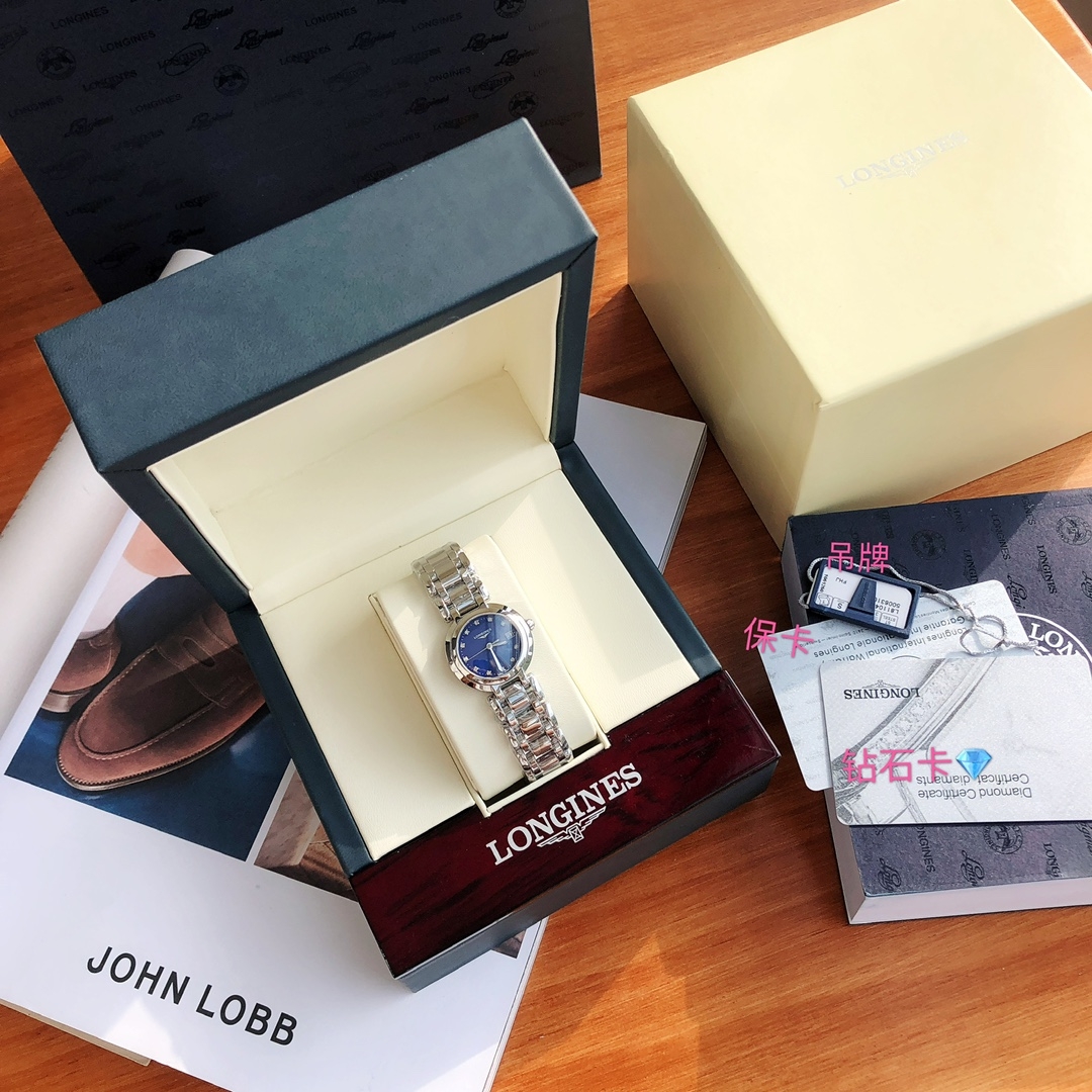 론진 LONGINES 프리마 루나 여성용 워치 L8.110.4.98.6_618673 26.5MM + 스위스 L250 쿼츠 무브먼트 ☆☆☆☆☆ #신공장