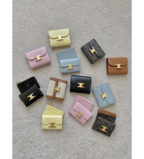 셀린느 CELINE 트리오페 플랫 반지갑 SIZE 10.5*9*3.3cm ☆☆☆☆☆