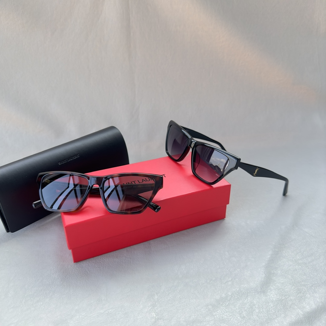 생로랑 SAINT LAURENT 스퀘어 프레임 선글라스 안경 SLM103 SIZE 57-16-145 ☆☆☆☆☆ #vvip공장
