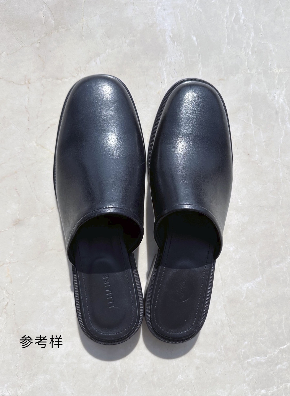 르메르 LEMAIRE 스퀘어 토 레더 뮬 남성 SIZE 39~44 ☆☆☆☆☆