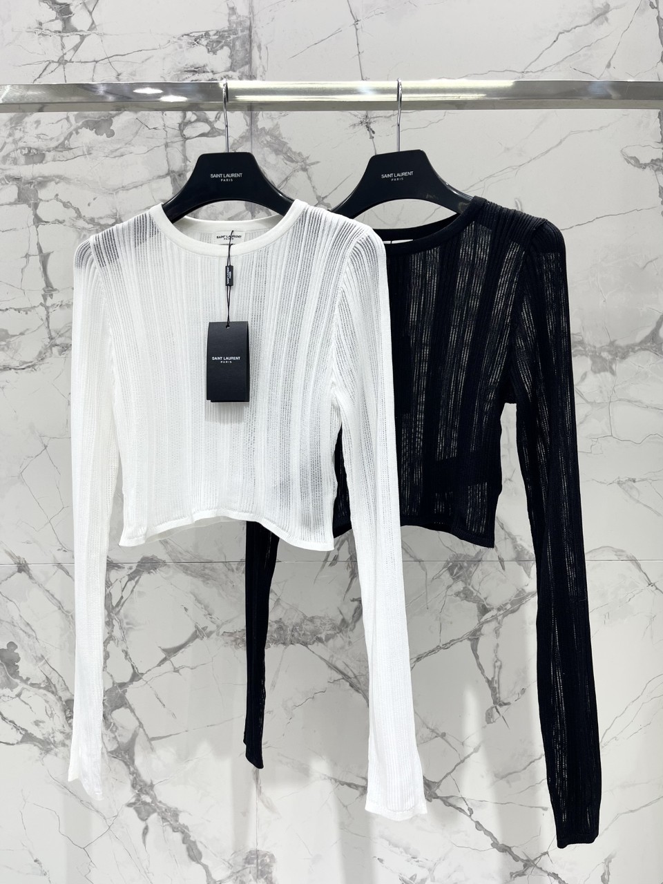 생로랑 SAINT LAURENT 니트 크롭탑 SIZE S M L ☆☆☆☆☆