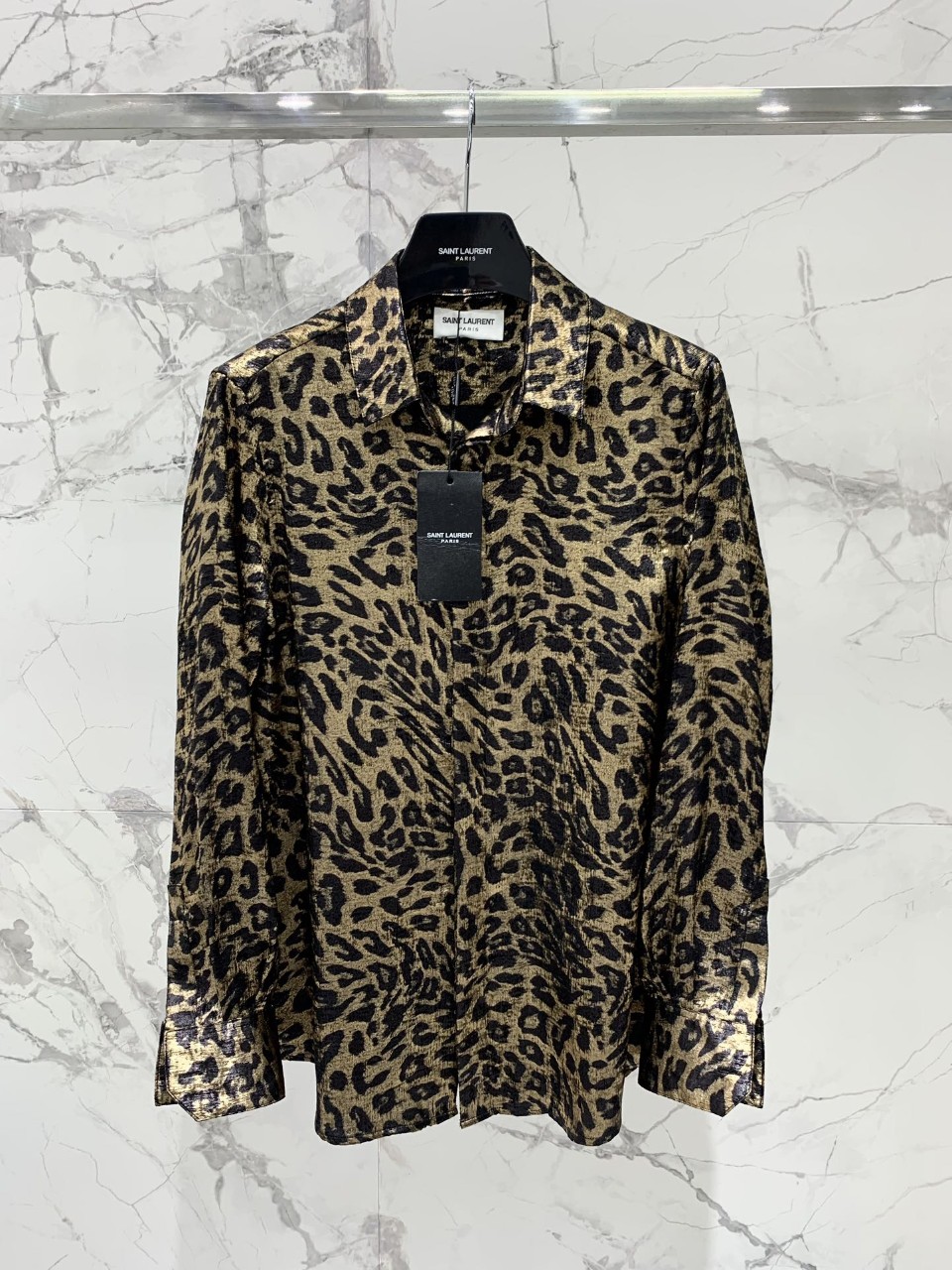 생로랑 SAINT LAURENT 레오파트 패턴 셔츠 SIZE S M L ☆☆☆☆☆