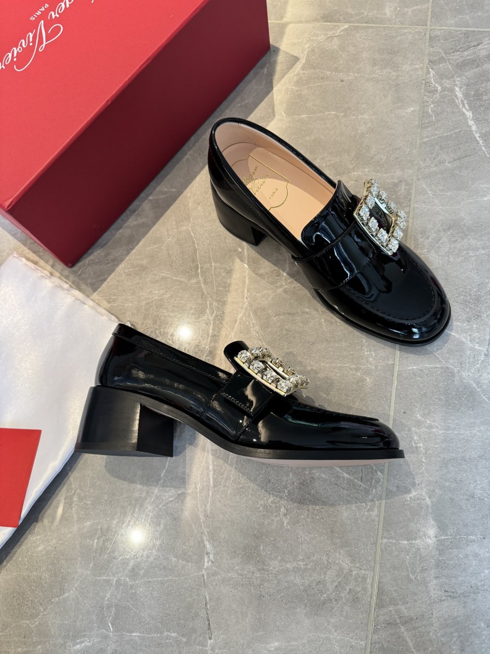 로저비비에 ROGER VIVIER 비브 레인저 버클 로퍼 B12565311I SIZE 35~39 @ 굽 5.5cm ☆☆☆☆☆