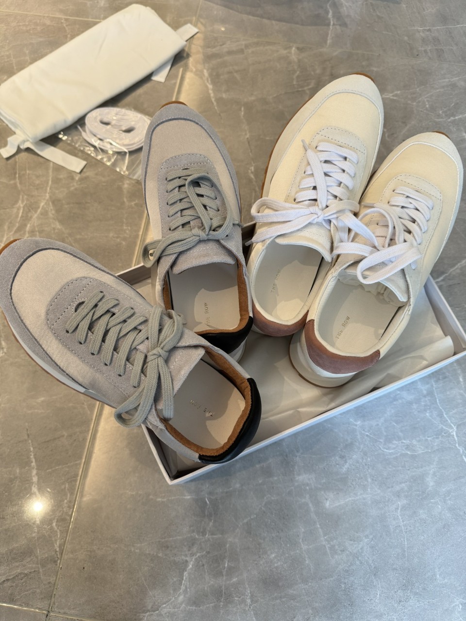 더로우 THE ROW 여성 스니커즈 SIZE 35~40 @ 3cm 고탄력 라텍스 쿠션 ☆☆☆☆☆