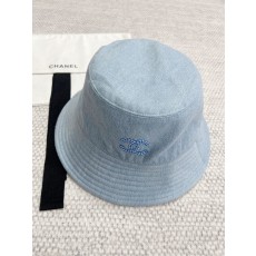 샤넬 CHANEL CC 로고 데님 리버서블 남녀공용 버킷햇 벙거지 모자 블루 ☆☆☆☆☆ #타지아