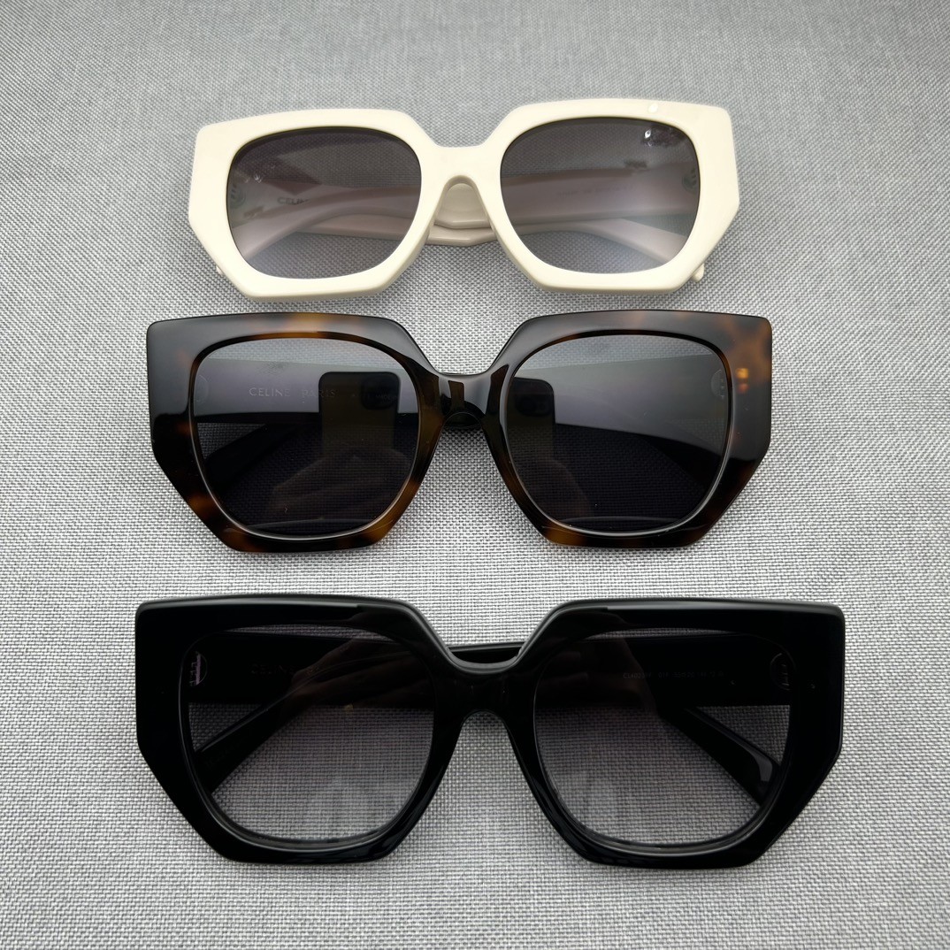셀린느 CELINE 선글라스 CL40239F 트리오페 오버사이즈 명품 뿔테 안경 안경테 SIZE 55-20-145 ☆☆☆☆☆ #vvip공장