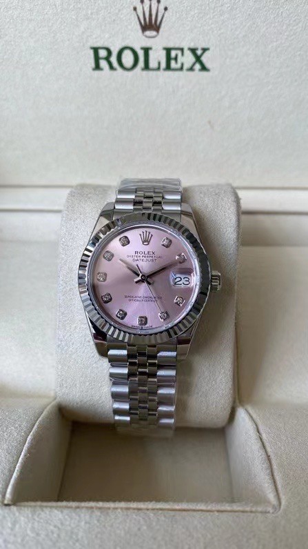 TWF 로렉스 롤렉스 ROLEX 데이저스트 31MM 핑크 로만인덱스 브슬 여성용 278289 31x12MM + 2824 카피 오토메틱 무브먼트 #TW공장