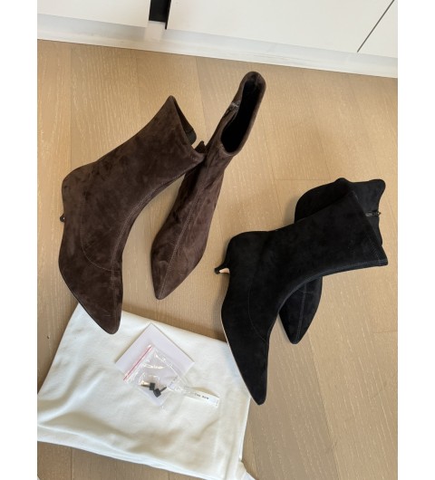 더로우 THE ROW 여성 부츠 liisa ankle boots NB02 [사이즈] 35~40 @ 굽 3.5cm + 높이 21cm