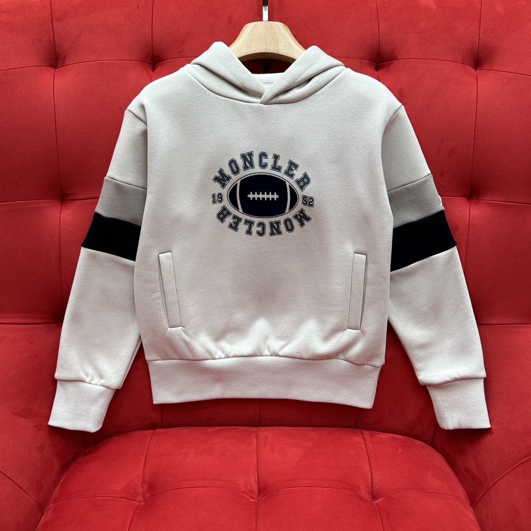 몽클레어 몽클레르 키즈 Moncler Enfant 로고 프린트 코튼 후디 후드티셔츠 100~180cm 면 100% #폭스샵