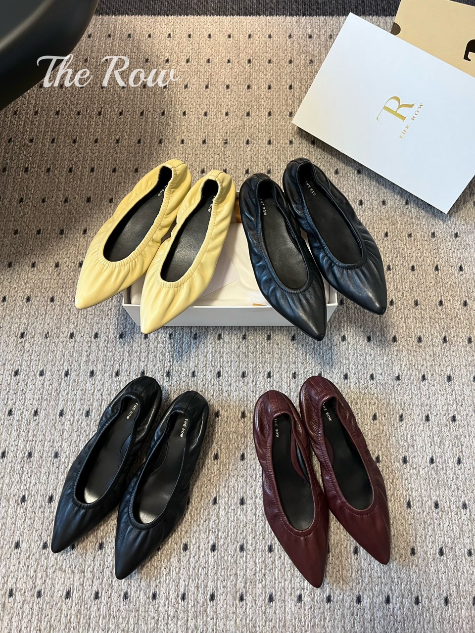 더로우 THE ROW 스틸레토 뮬 단화 35~41