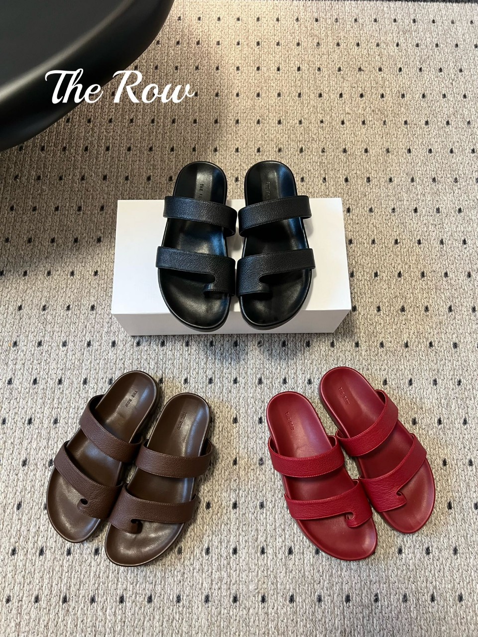 더로우 THE ROW Hugh 가죽 샌들 35~40