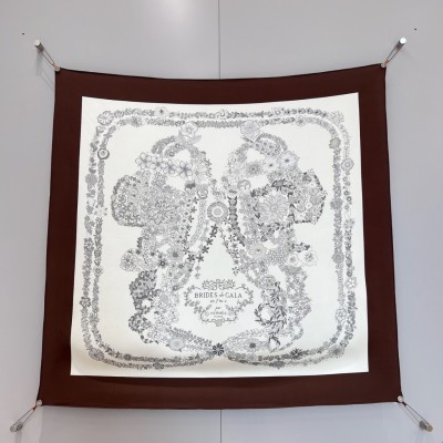 에르메스 HERMES 실크 스카프 90x90cm 100% 실크